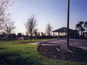 Playground/club house entrance circa 2002
